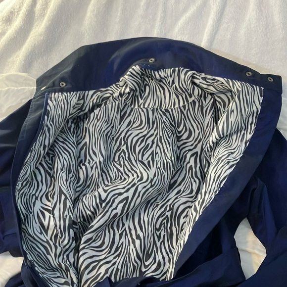 Samuel Dong Duppioni Coat - Midnight Blue - Small - Model 11664 - Picture 4 of 6